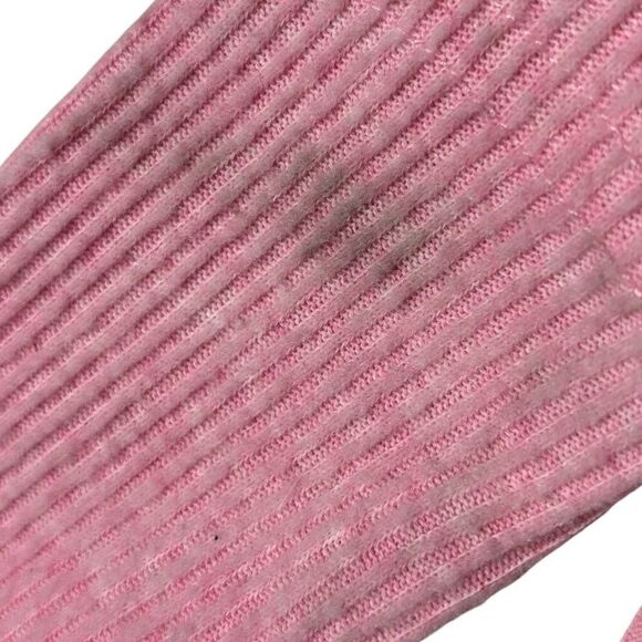 NWT FOREVER 21 Faux Wrap Knit Crop Top S Ribbed Long Sleeve Pullover 90s Retro - Picture 9 of 9